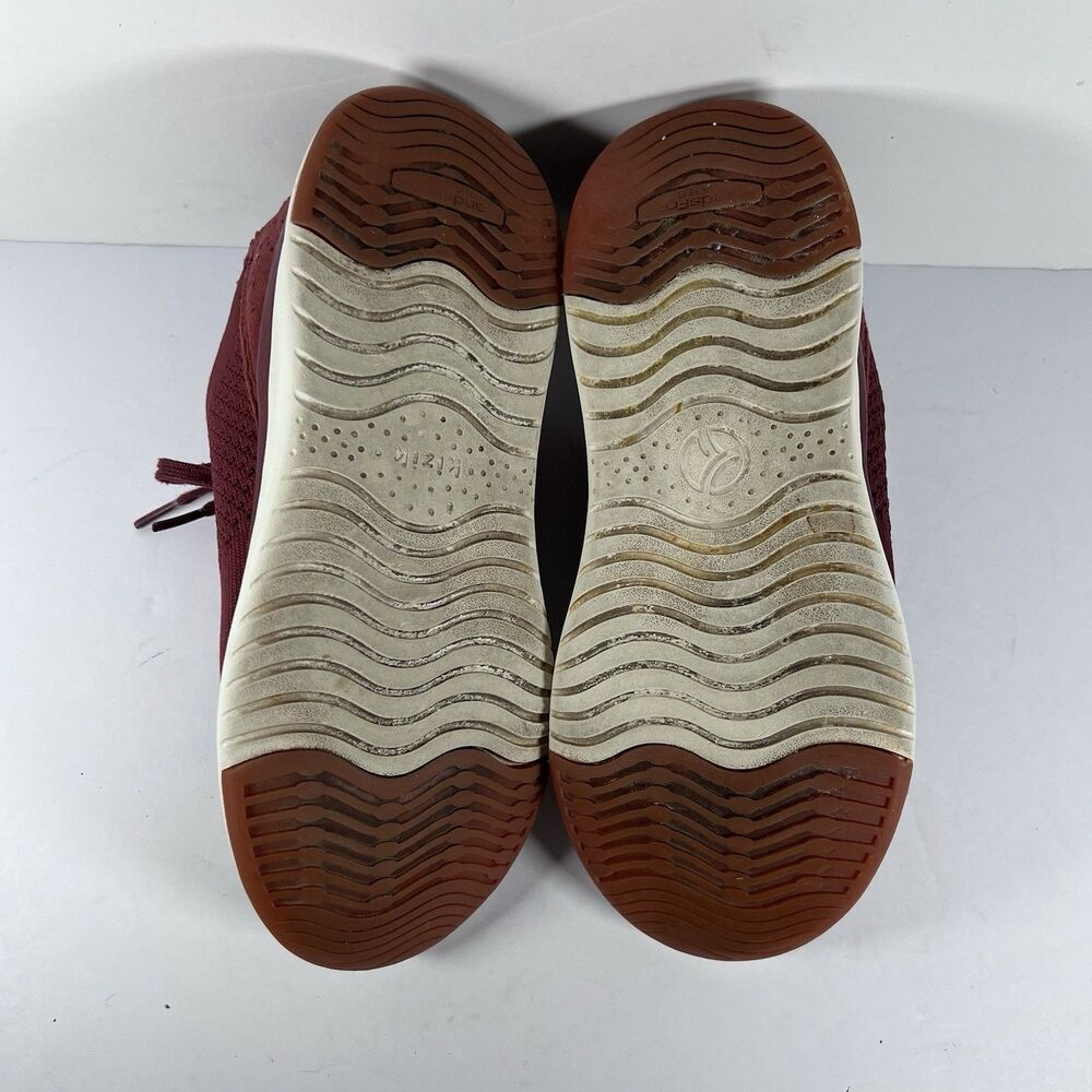 Kizik Lima Red Hands Free Lace Up Shoes Sneakers Women's Size 6.5 - Picture 7 of 9